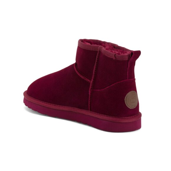 LAMO Wine Kora Short Suede Booties - Picture 2 of 2
